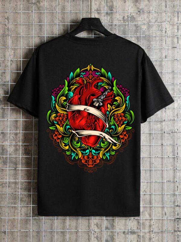 🔥 Camiseta Edición Especial – Corazón Guerrero | Calidad Diseño Exclusiv0 Streetwear - Image 2