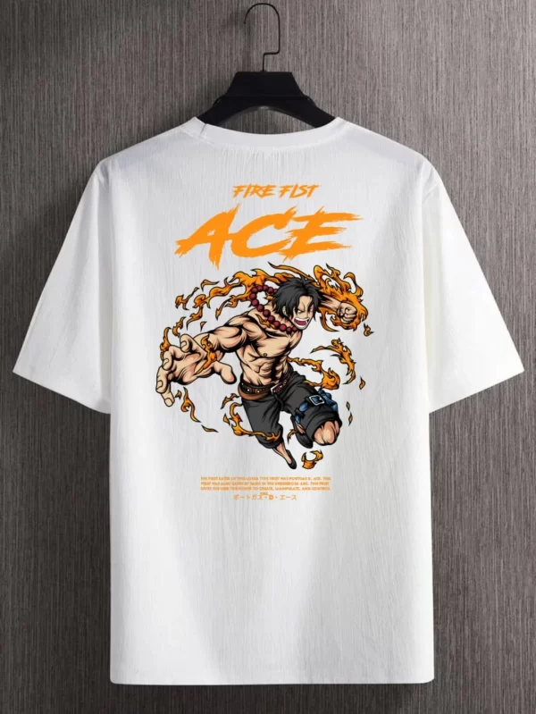 One Piece Camiseta Fire Fist Ace – 0P | Ropa Anime  | Alta Calidad - Image 4