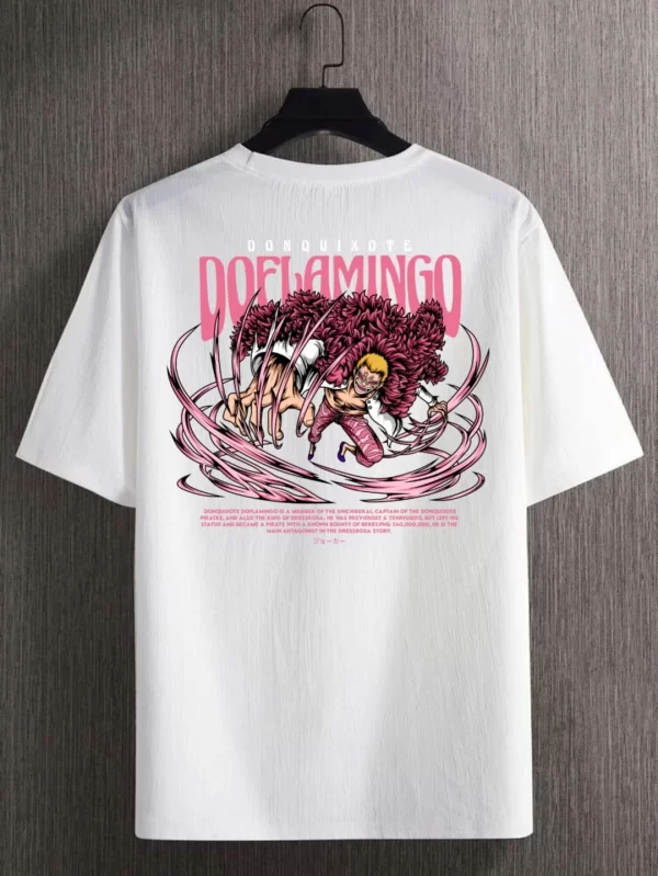 Increible Camiseta Anime Donquixote Doflamingo - One Piece | Estil0 Streetwear Japonés - Image 2